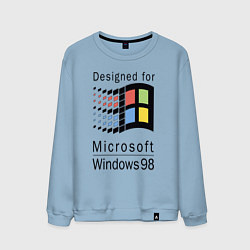 Мужской свитшот Разработанный для windows 98