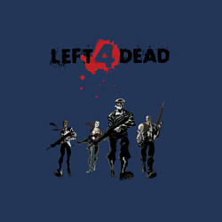 Свитшот хлопковый мужской Выжившие Left 4 Dead, цвет: тёмно-синий — фото 2