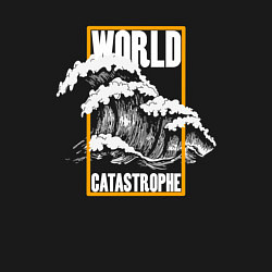 Свитшот хлопковый мужской World catastrophe, цвет: черный — фото 2