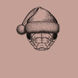 Свитшот хлопковый мужской Змея новогодняя, цвет: пыльно-розовый — фото 2