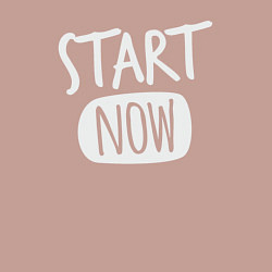 Свитшот хлопковый мужской Начать сейчас, цвет: пыльно-розовый — фото 2