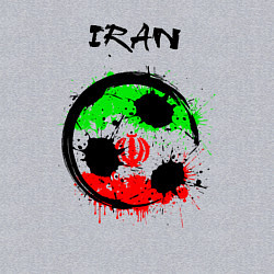 Свитшот хлопковый мужской Сборная Ирана, цвет: меланж — фото 2