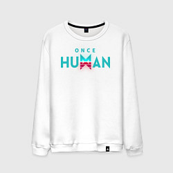 Мужской свитшот Once human logo