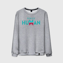 Мужской свитшот Once human logo