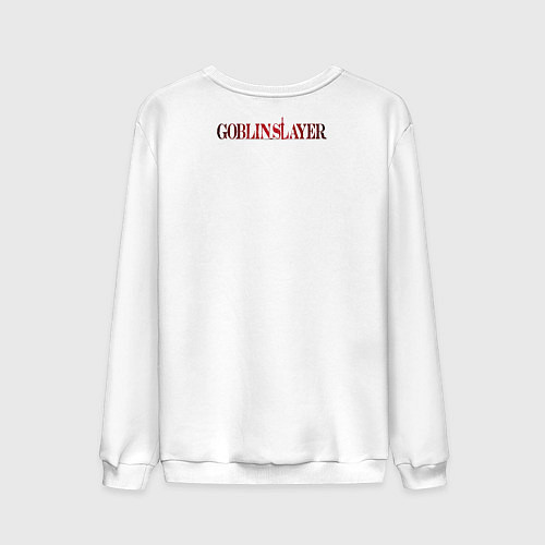 Мужской свитшот Жрица из аниме Убийца Гоблинов / Белый – фото 2