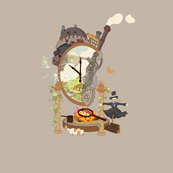 Свитшот хлопковый мужской Ходячий замок: Studio Ghibli, цвет: миндальный — фото 2