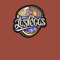 Свитшот хлопковый мужской Casino Las Vegas, цвет: кирпичный — фото 2