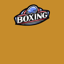 Свитшот хлопковый мужской Boxing sport, цвет: горчичный — фото 2