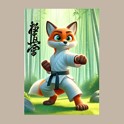 Свитшот хлопковый мужской Kyokushin karate - fox, цвет: миндальный — фото 2