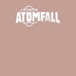 Свитшот хлопковый мужской Atomfall logo, цвет: пыльно-розовый — фото 2