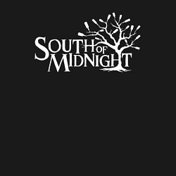 Свитшот хлопковый мужской South of midnight logo, цвет: черный — фото 2