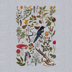 Свитшот хлопковый мужской Сорокино сокровище, цвет: меланж — фото 2