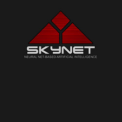 Свитшот хлопковый мужской Skynet - cyberdyne, цвет: черный — фото 2