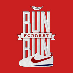Свитшот хлопковый мужской Forrest Gump - run Forrest run, цвет: красный — фото 2