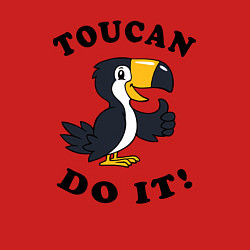 Свитшот хлопковый мужской Тукан это сделал, цвет: красный — фото 2