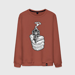 Мужской свитшот Дымящийся пистолет