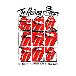 Свитшот хлопковый мужской The Rolling Stones greatest band, цвет: белый — фото 2