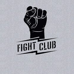 Свитшот хлопковый мужской Fight club warrior, цвет: меланж — фото 2