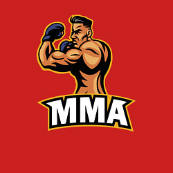 Свитшот хлопковый мужской Fighter MMA, цвет: красный — фото 2