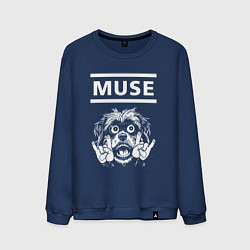 Мужской свитшот Muse rock dog