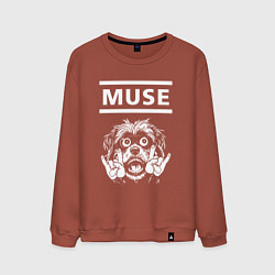 Мужской свитшот Muse rock dog