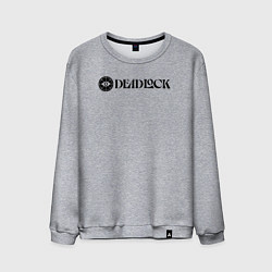 Свитшот хлопковый мужской Deadlock white logo, цвет: меланж