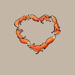 Свитшот хлопковый мужской Лисердце, цвет: миндальный — фото 2