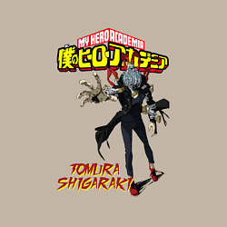 Свитшот хлопковый мужской Моя геройская академия злодей Томура Шигараки, цвет: миндальный — фото 2