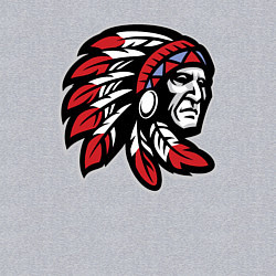 Свитшот хлопковый мужской Indian, цвет: меланж — фото 2