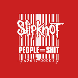 Свитшот хлопковый мужской Slipknot - people shit, цвет: красный — фото 2