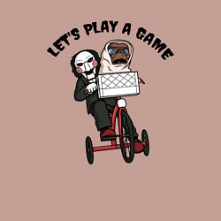 Свитшот хлопковый мужской Инопланетянин - Пила, цвет: пыльно-розовый — фото 2