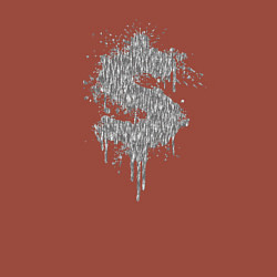 Свитшот хлопковый мужской Стильный знак доллара, цвет: кирпичный — фото 2