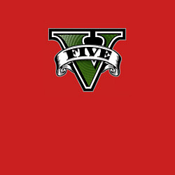 Свитшот хлопковый мужской Grand Theft Auto V logo, цвет: красный — фото 2