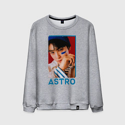 Свитшот хлопковый мужской Astro Ли Дон Мин, цвет: меланж