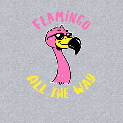 Свитшот хлопковый мужской Flamingo all the way, цвет: меланж — фото 2