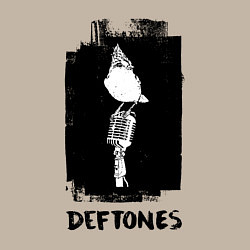 Свитшот хлопковый мужской Deftones - bird, цвет: миндальный — фото 2