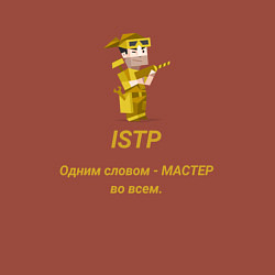 Свитшот хлопковый мужской Istp одним словом- мастер, цвет: кирпичный — фото 2