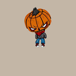 Свитшот хлопковый мужской Sigma boy is Halloween, цвет: миндальный — фото 2