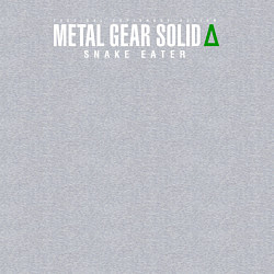 Свитшот хлопковый мужской Metal gear solid 3 Snake eater logo, цвет: меланж — фото 2