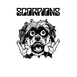 Свитшот хлопковый мужской Scorpions - rock dog, цвет: белый — фото 2