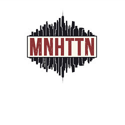 Свитшот хлопковый мужской New York Manhattan, цвет: белый — фото 2