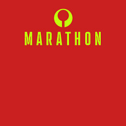 Свитшот хлопковый мужской Marathon logo, цвет: красный — фото 2