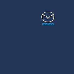 Свитшот хлопковый мужской Mazda auto logo, цвет: тёмно-синий — фото 2