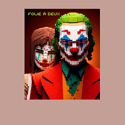 Свитшот хлопковый мужской Joker and Minecraft - collaboration, цвет: пыльно-розовый — фото 2