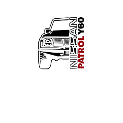 Свитшот хлопковый мужской Nissan Patrol Y60, цвет: белый — фото 2