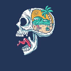 Свитшот хлопковый мужской Dead island, цвет: тёмно-синий — фото 2