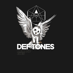 Свитшот хлопковый мужской Deftones diamond eyes, цвет: черный — фото 2