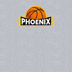 Свитшот хлопковый мужской Phoenix NBA, цвет: меланж — фото 2