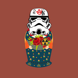 Свитшот хлопковый мужской Имперская матрёшка, цвет: кирпичный — фото 2