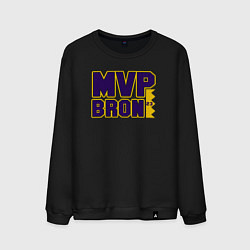 Свитшот хлопковый мужской Lebron James MVP, цвет: черный